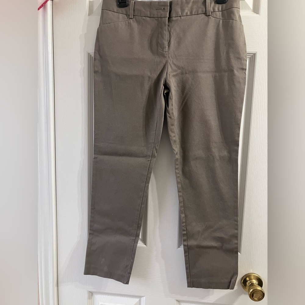 NWOT taupe classic fit dropped pants